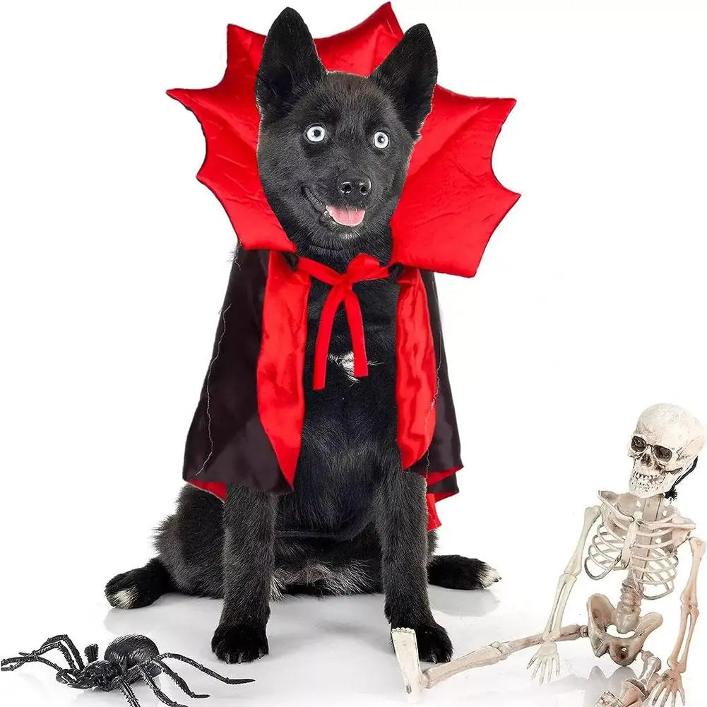 Pet Halloween Pet Costume Cape Hat Cat Dog Transformation Costume Christmas Dress Up Creative Holiday Atmosphere Decoration