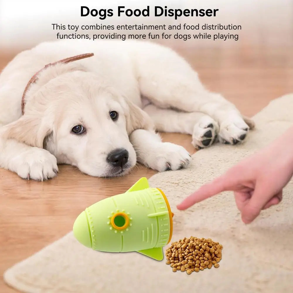 Treat Dispensing Dog Toy Dogs Puzzles Feeder Puppy Slow Feeding Interactive Toys Pet Chewing Teeth Cleaning Toys Food Leaking