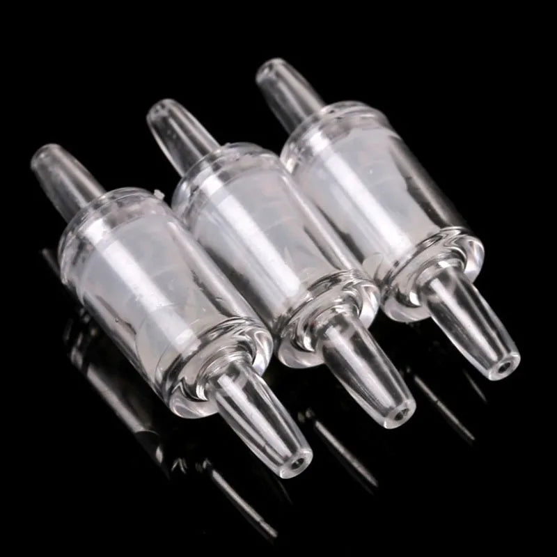 5pcs Aquarium Air Pump Check Valve 5 X One Way Non-Return Check Valve Aquarium Fish Tank Accessories Co2 System Air Pump