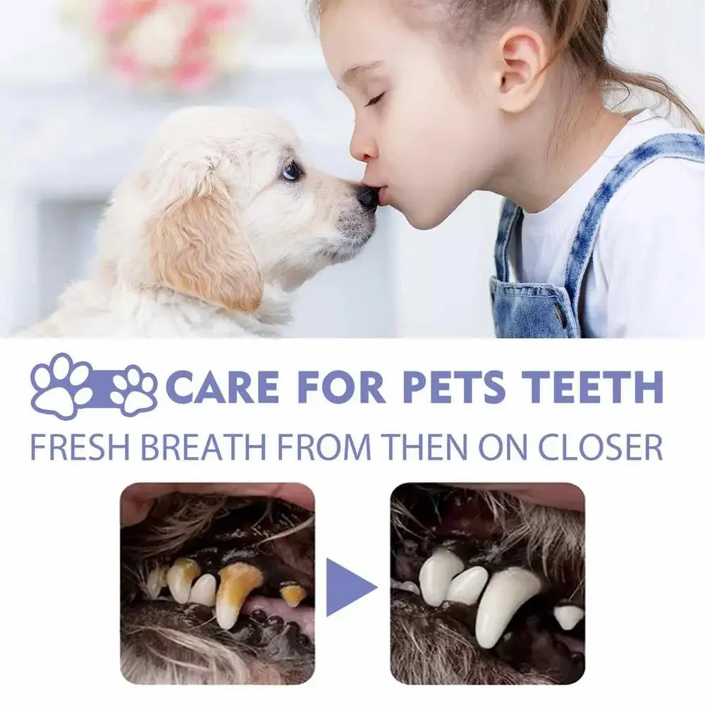 50ml Pet Oral Cleanse Spray Dogs Cats Teeth Clean Deodorant Prevent Calculus Remove Kitten Bad Breath Mouth Fresh Pet Supplies