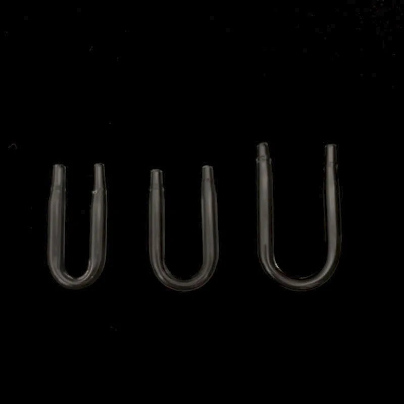 1PCS Durable U Shaped Glass Tube Aquarium CO2 Diffuser Check Valve Fish Tank Tube 3 Sizes U Tube 10mm 15mm 20mm