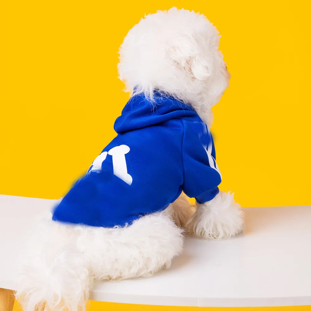 Adidog Pet Sweatshirt Dog Hoodies for Small Medium Dogs, Autumn Winter Fleece Lined Dog Clothes Puppy Chihuahua Coat Clothing