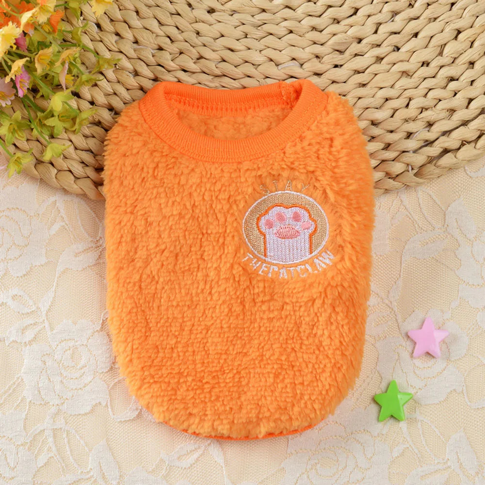 Guinea Pig Clothes Small Animal Rabbit Cat Warm Vest Cozy T-Shirt for Guinea Pig Ferret Bunny Kitten Chihuahua and Small Animals