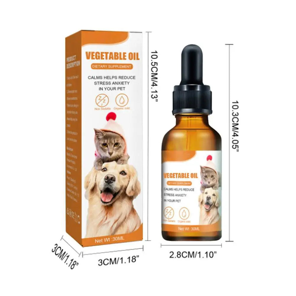 Pet Calming Drops Prevent Howling Reduce Anxiety Remove Enhance Chew Anxiety Cat Stress Anti Fitness Anti Dog Liquid Physic K0T5