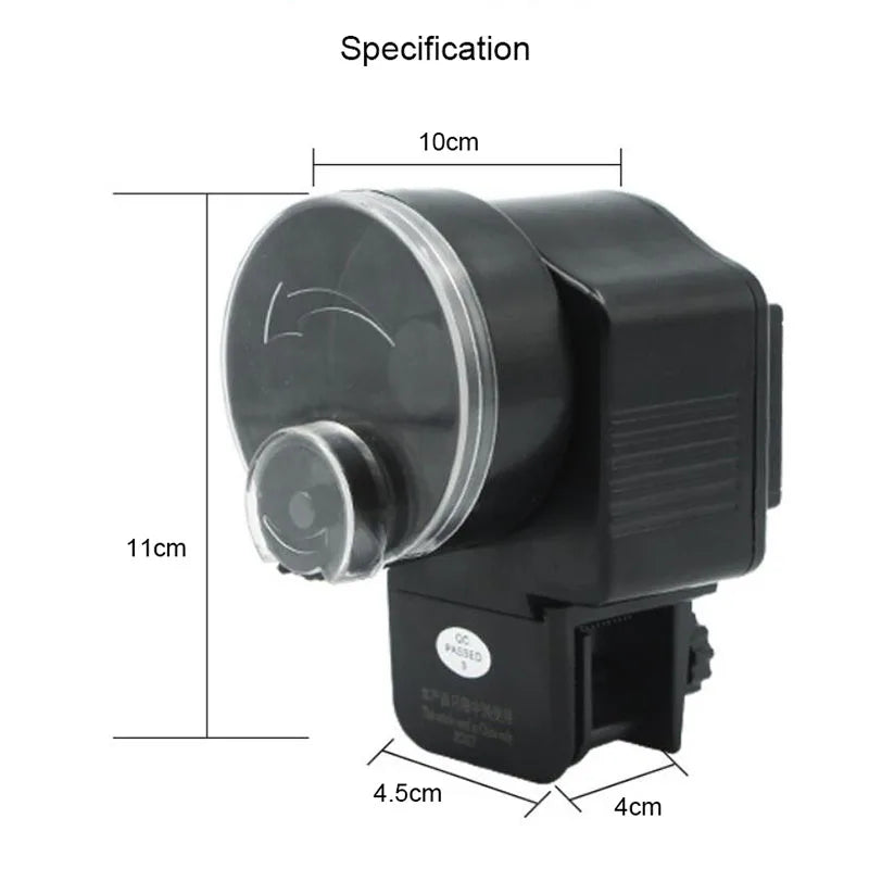 50g volumn Electronic Automatic Fish Feeder Dispenser Timer Automatic Tank Food Feeding Machine Aquarium Auto Fish Feeder Timer