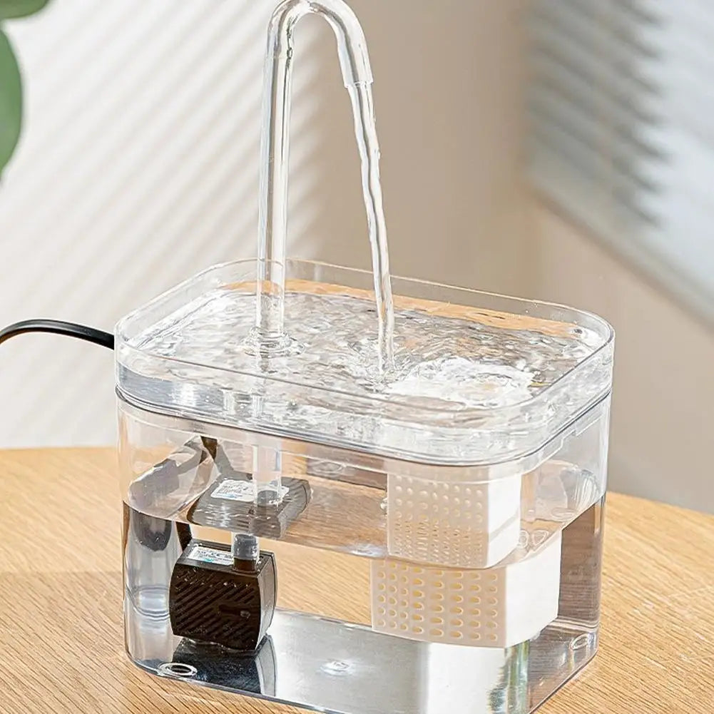 Cat Smart Drinking Fountain Automatic Circulation Large-capacity Water Tank Multiple Filtration Systems Safe And Hygienic USB Ch
