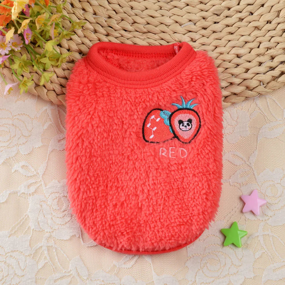Guinea Pig Clothes Small Animal Rabbit Cat Warm Vest Cozy T-Shirt for Guinea Pig Ferret Bunny Kitten Chihuahua and Small Animals