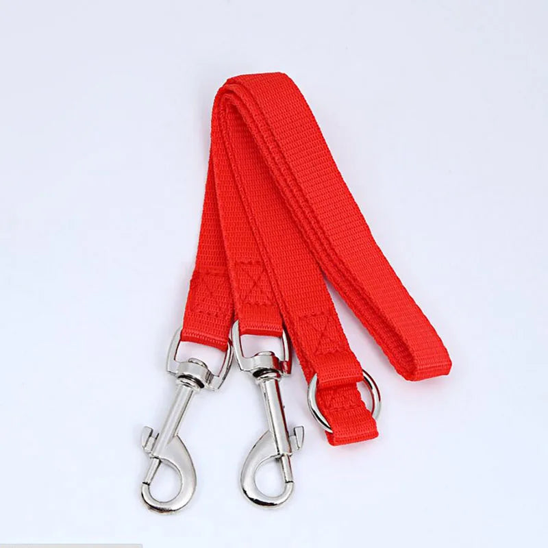WALK 2 Two DOGS Leash Double Twin Lead Walking Leash Two Pets Cats Dual Couple Dog Leashes Nylon V Shape Leash Pet Accessories