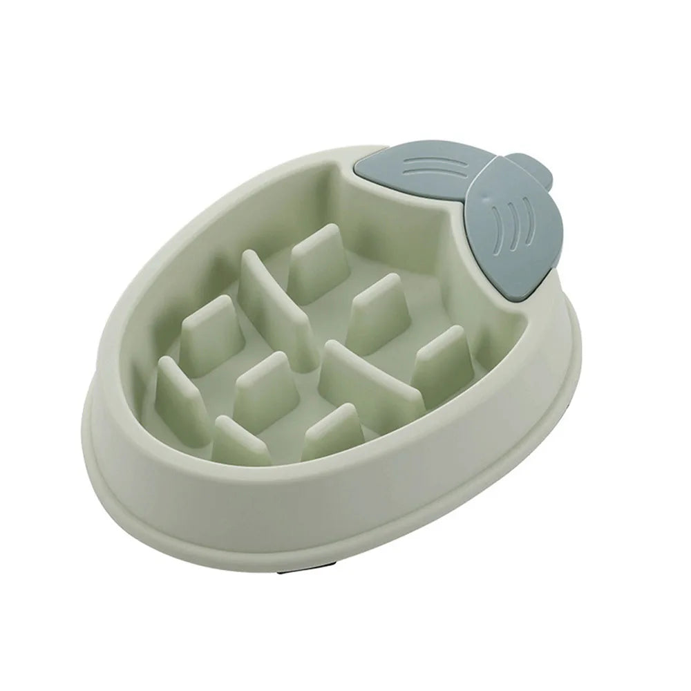Slow Dog Bowl for Puppy Large Dogs Anti-Gulping Dog Slow Feeder Stop Bloat Slow Eating Pet Bowls Corn Peach Strawberry Pineapple