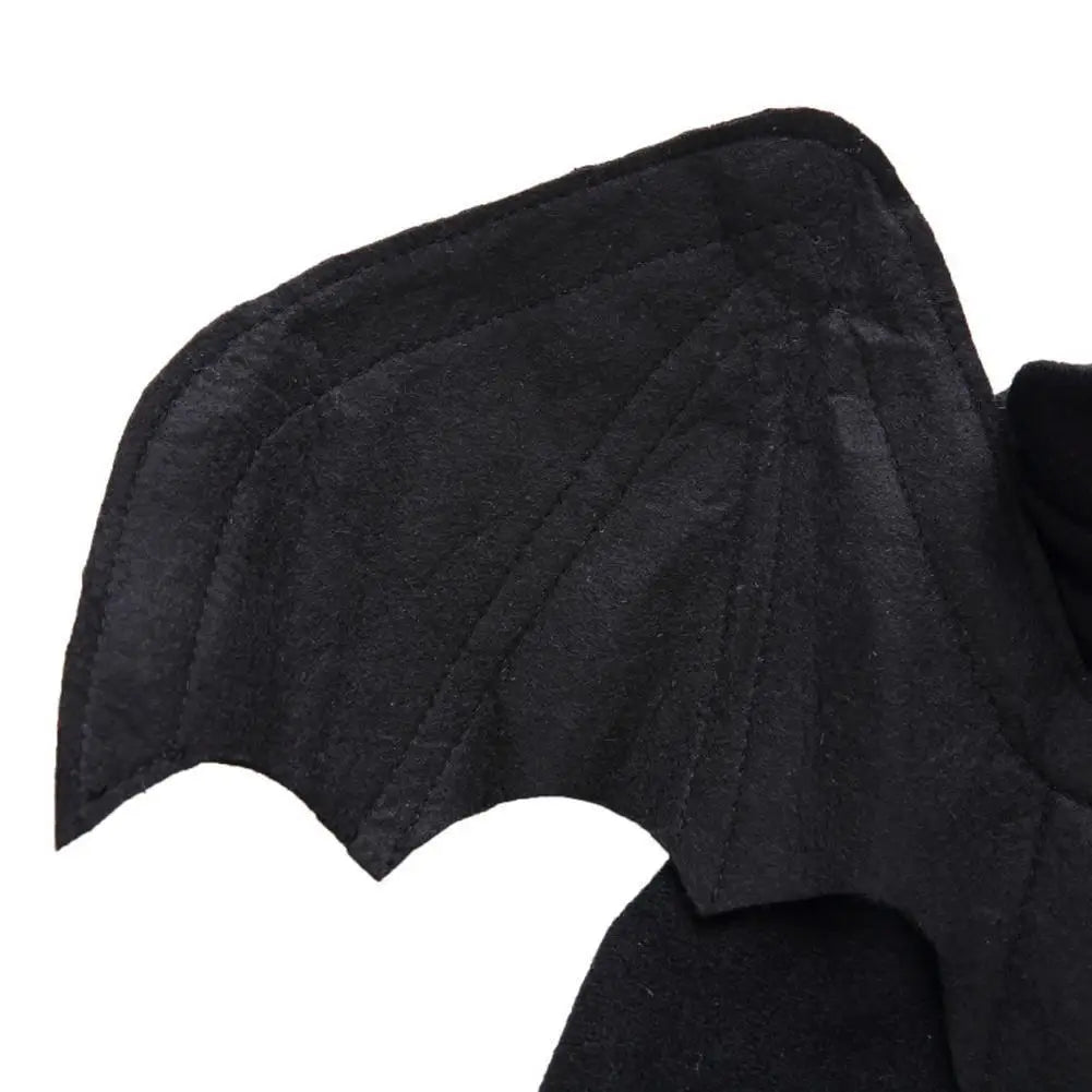 Cool Wings Black Bat Creative Pet Dog Clothes Halloween Transformation Costume Suitable For Festivals And Parties Dog Dress Up