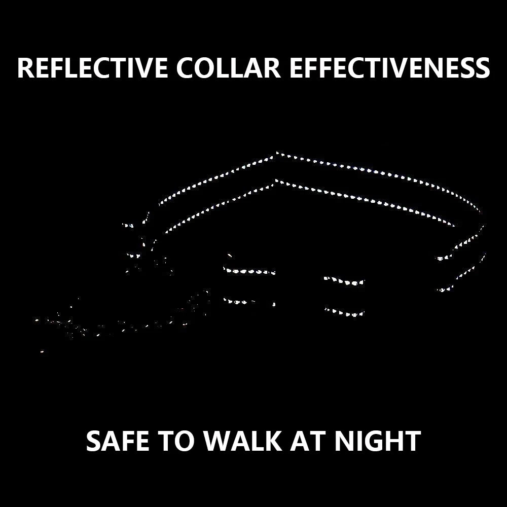 Reflective Dog Pinch Collar for a Small, Medium, Large Dog Stainless Steel No Pull Dog Collar with a Quick Release Buckle