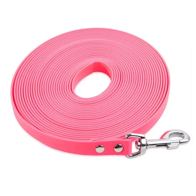 PVC Long Dog Leash, Waterproof Pet Leash, Recall Training, Tracking Obedience, Easy to Clean Rope, 5m, 10m