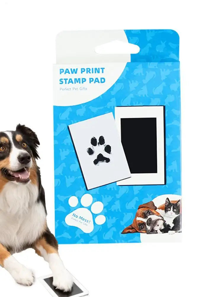 Pet Handprint Footprint Kit Clean Touch Baby Foot Printing Kit Keepsake Pawprint Maker Safe Non-toxic Inkless Inkpad Kits