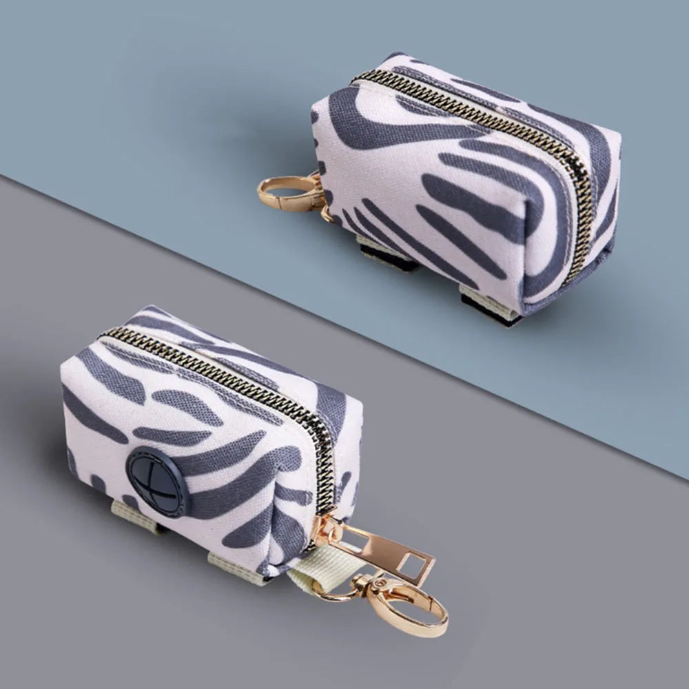 Pet Dog Poop Bag Dispenser Dog Waste Poop Bag Holder Leash Attachment Adjustable Travel Garbage Bag Dispenser Pet Cleaning Tools