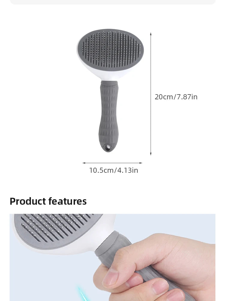 Pet Brush Cat/dog Comb Cleaning Pet Hair Remover Brush For Dogs Cats Grooming Tools Pets Dematting Comb