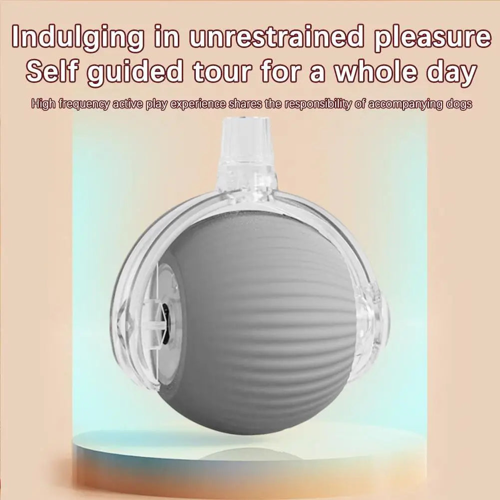 360° Automatic Self Moving Dog Cat Toys USB Rechargeable Dog Electric Toys Smart Rolling Ball Interactive Automatic J3L4