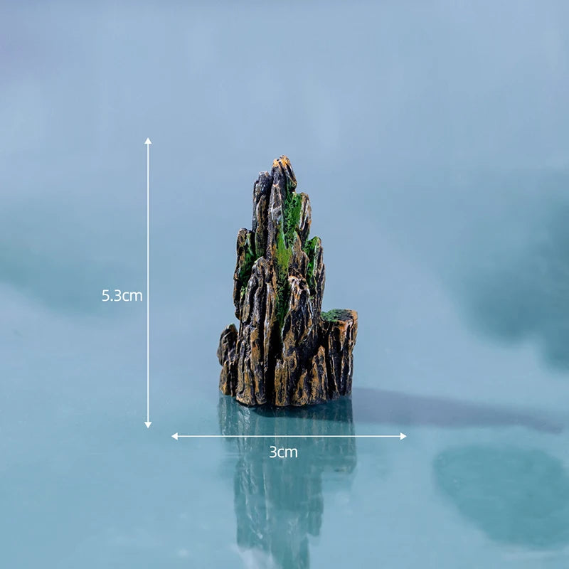 Resin Small Bridge Aquarium Ornaments Decoration Artificial Mountain for fish Tank Resin Aquarium Ornament Fish Tank Background