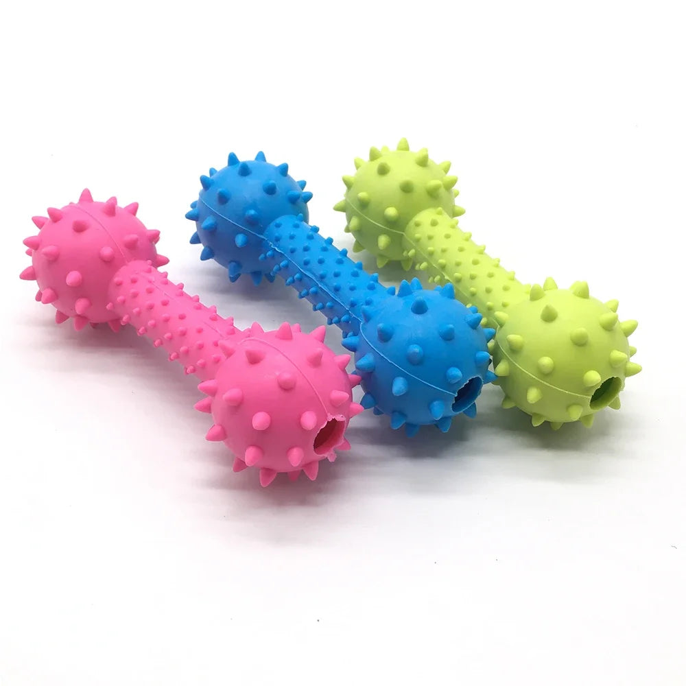 1pc Pet Chew Toy Soft TPR Small Dogs Teeth Grinding Chewing Squeaky Toys Indoor Puppy Interactive Training Molar Biting Toy