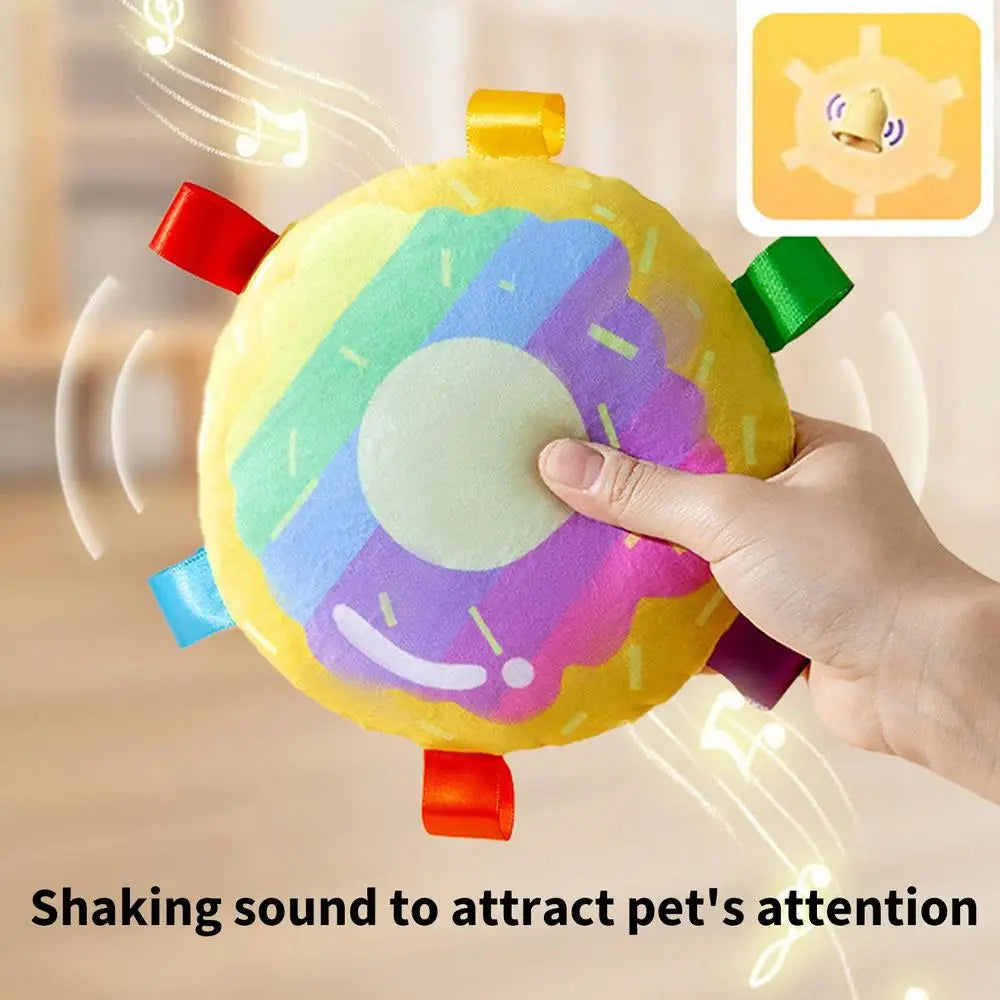 Squeaky Pet Toys Dog Plush Sound Chew Toys Bbiscuit Shape Animal Squeaky Dog Chewing Toy Plush Dog Toys Puppy Chewing Sound Toy