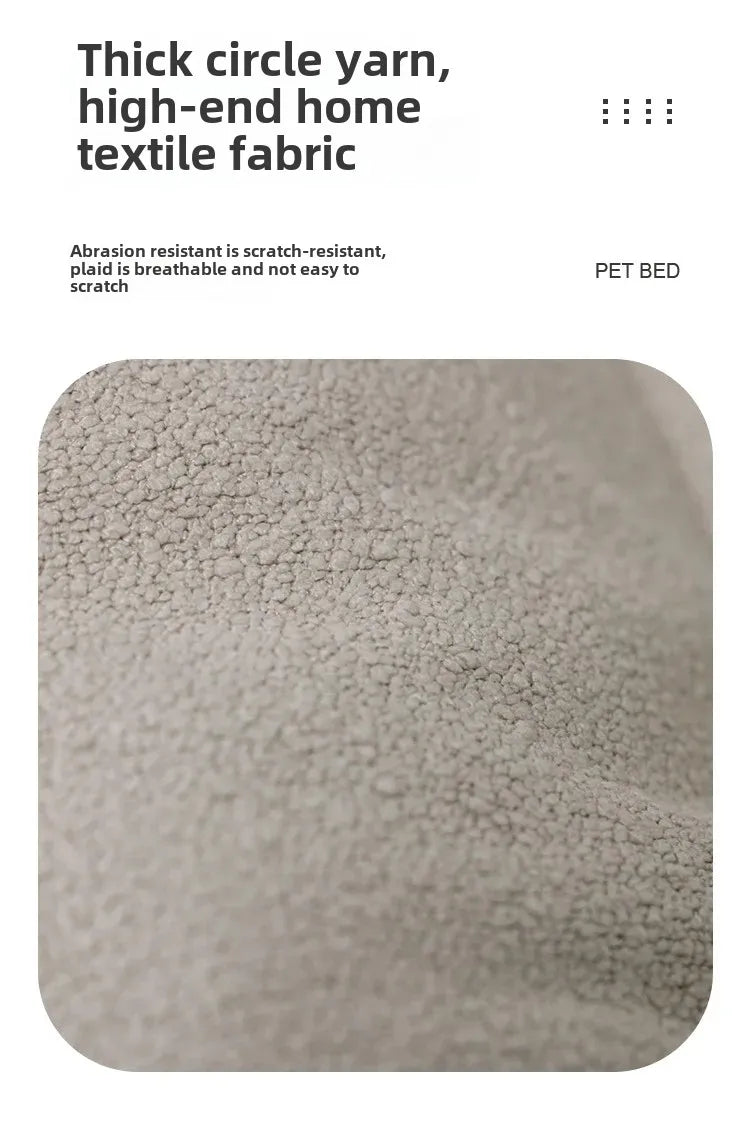 Surround Quadrangle Dog Kennel All-season High Thickened Memory Foam Removable Waterproof Spacious Solid Wear-resistant