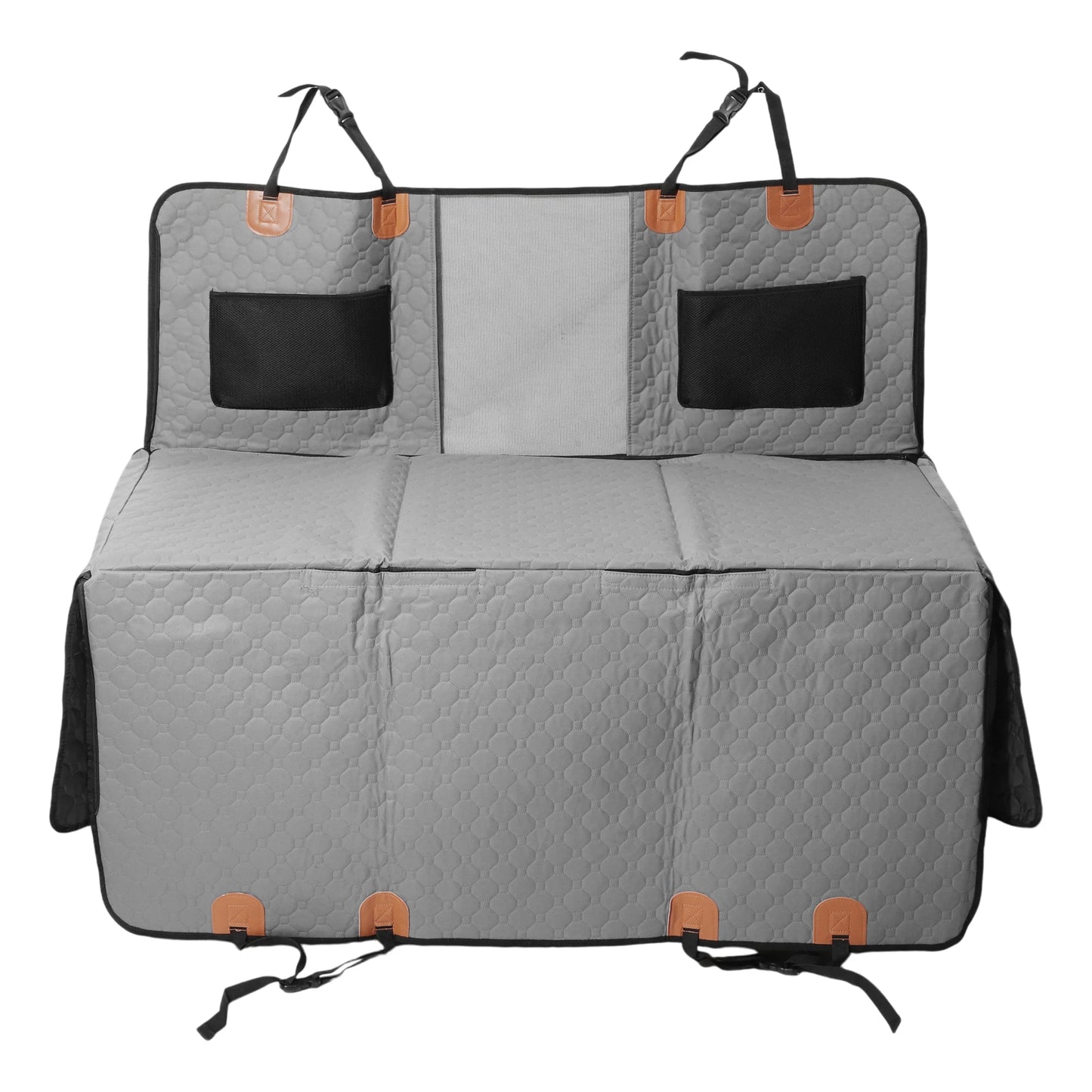 UXCELL Dog Car Seat Cover for Back Seat 6-layer Non-slip Dog Car Seat Cover Mechanical Wash Oxford Cloth Mats for Truck SUV