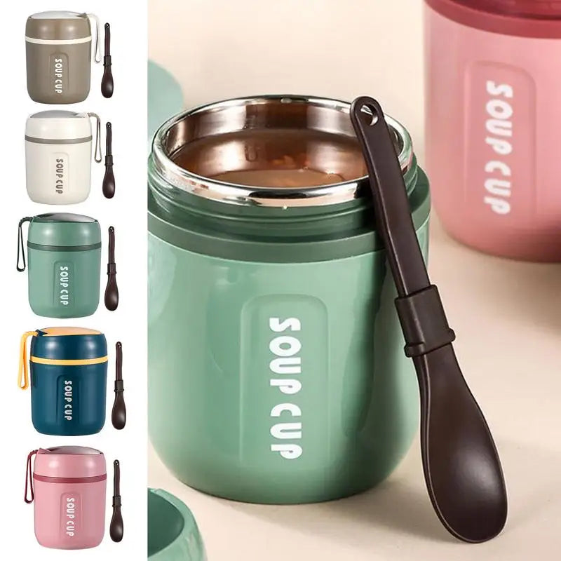 Thermal Containers For Hot Food Stainless Steel Insulated Food Container Reusable Lunch Box Container Large Insulated Snack