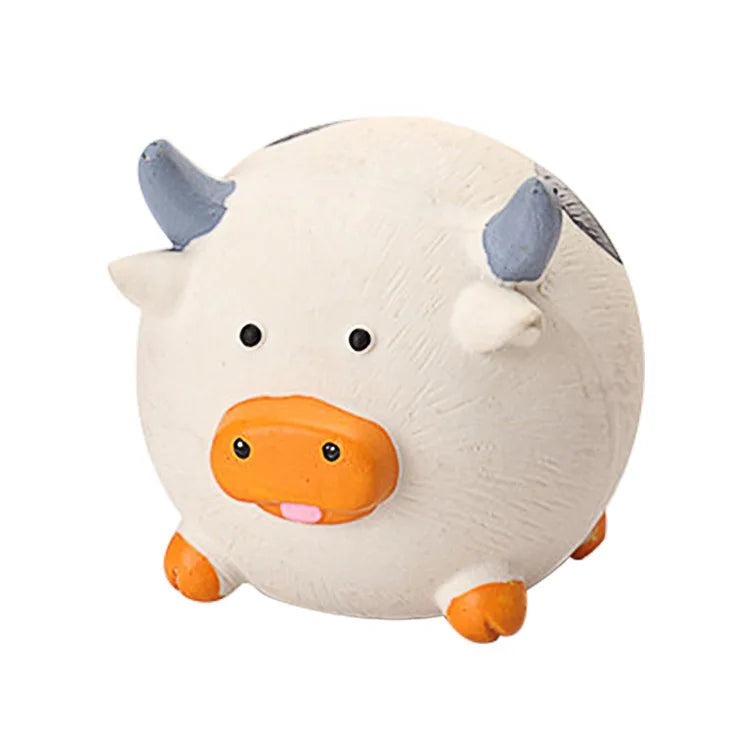 Dog Squeaky Rubber Toys Dog Latex Chew Toy Puppy Sound Toy Animal Bite Resistant Train Dog Supplies for Small Medium Large Dog
