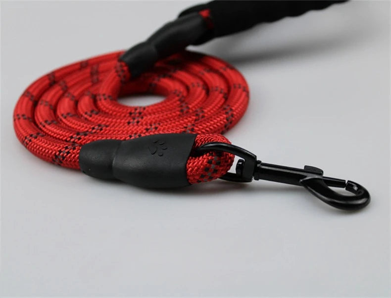 Pet Reflective Leash Nylon Round Leash Explosionproof Punch Leash Dog Walking Round Leash Without Strangulation