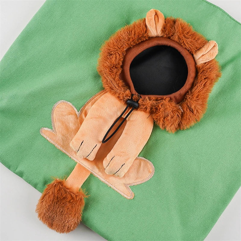 Outdoor Walking Pet Bag for Chihuahua Cartoon Animal Funny Medium Dog Accessories Travel Protective Adjustable Hole Handbags