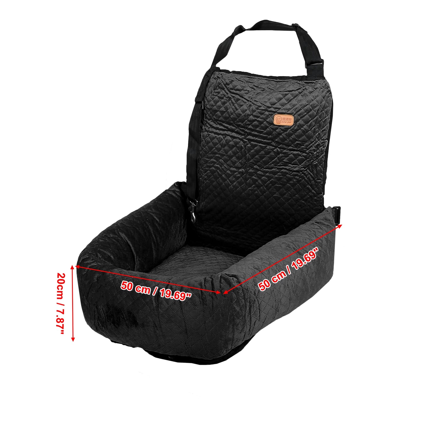 UXCELL Dog Car Seat Booster Seat Hammock Pet Carriers Bag Adjustable for Puppy Cat Pets Soft Bottom Travel Bed Accessories