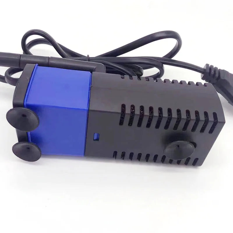 4W Mini Submersible Aquarium Filter Fish Tank Internal Filter Pump Water Flow Circulation Add Oxygen For Fish Turtle Tank Supply