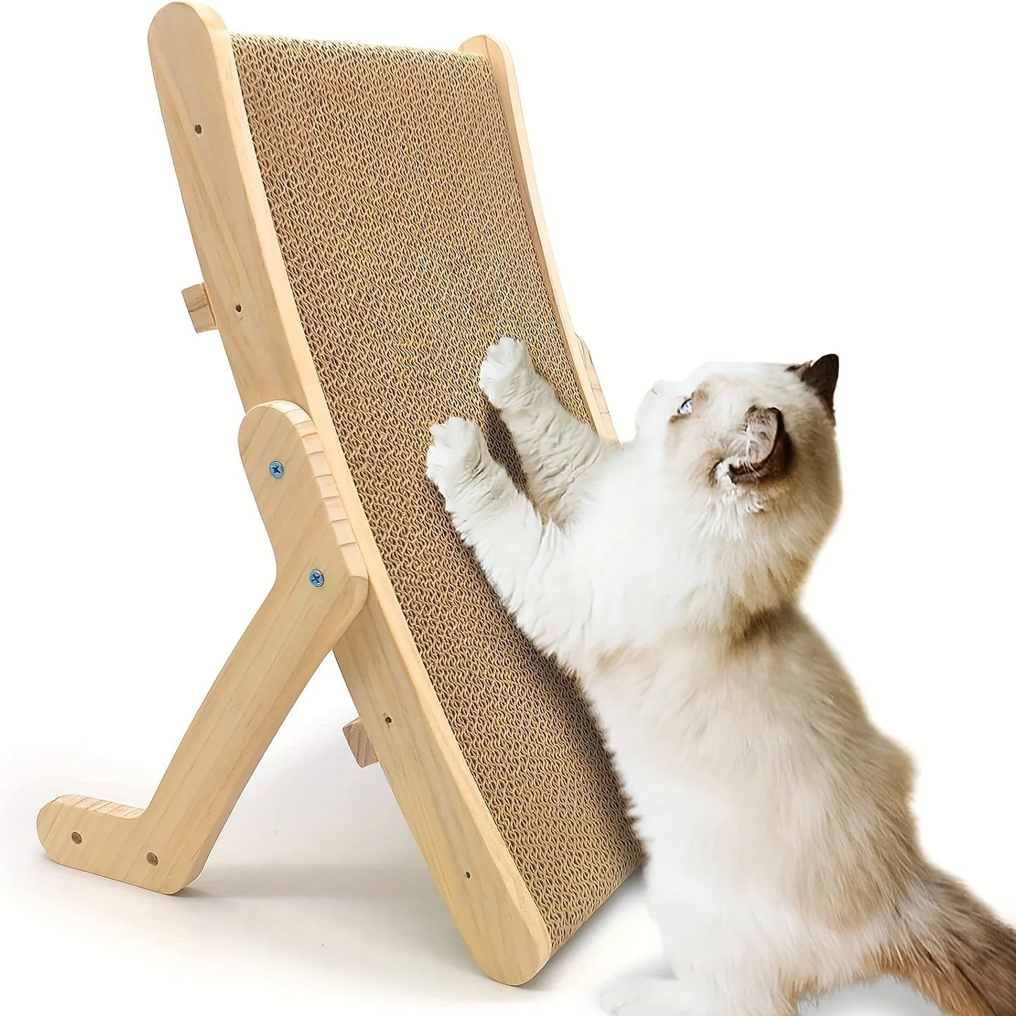 Cat Toys Wooden Cat Scraper Scratching Bed Detachable Grinding Claw 3 In 1 Cat Scratch Board Training Grinding Claw for Cats