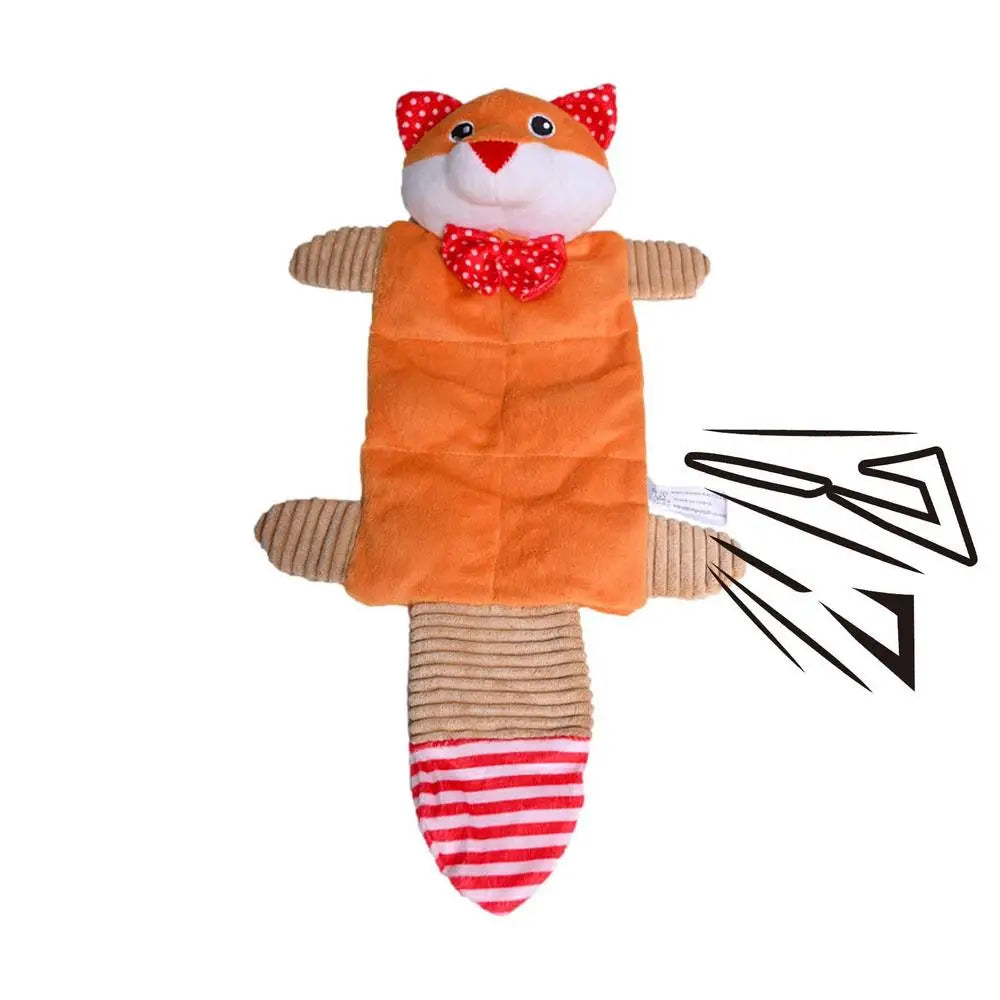 Stuffless Squeaky Dog Toys Interactive Plush Puppy Chew Toys With Squeakers Crinkle Interactive Toy No Stuffing With Squeakers