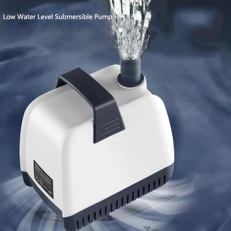 15W 25W Bottom Suction Water Pump Aquarium 220V-240V Ultra-Quiet Submersible Pump For Water Cycle and Pumping of the Fish Tank
