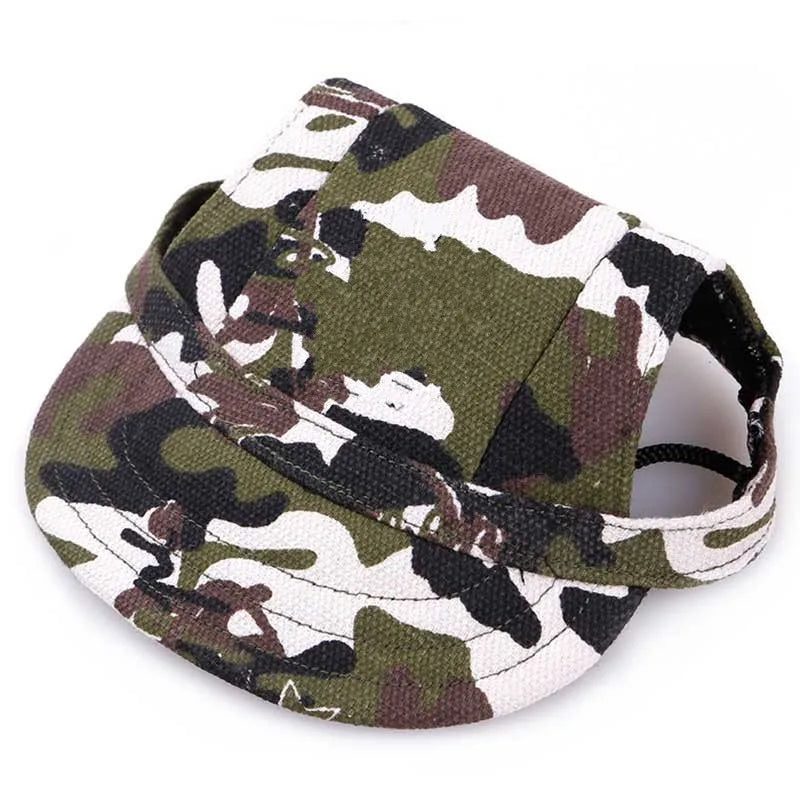 Adjustable Baseball Cap with Ear Holes for Large Medium and Small Dogs Summer Dog Cap Puppy Sun Hat Outdoor Hiking Pet Products