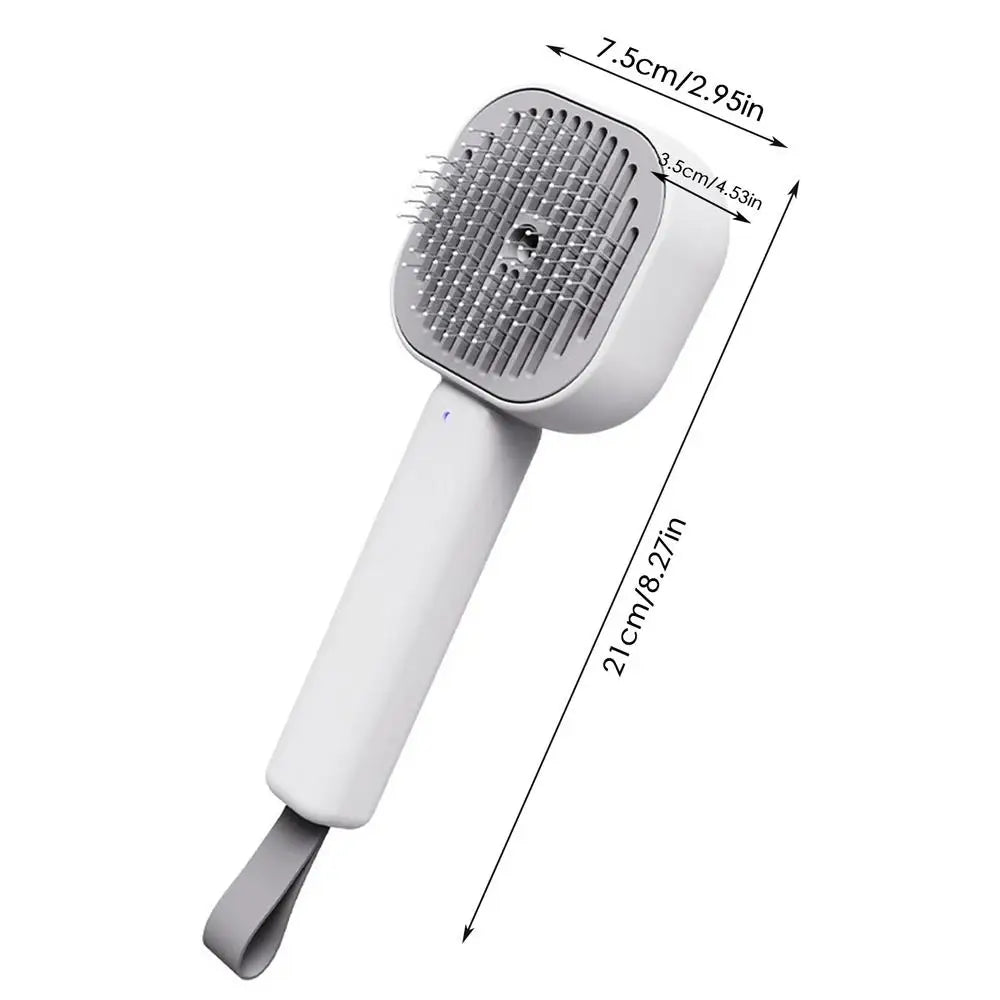 Steamy Pet Brush Rechargeable Cat Grooming Brushes Pet Water Combs Cat Hair Remover Cat Cleaning Massage Brush for Puppy  Kitten
