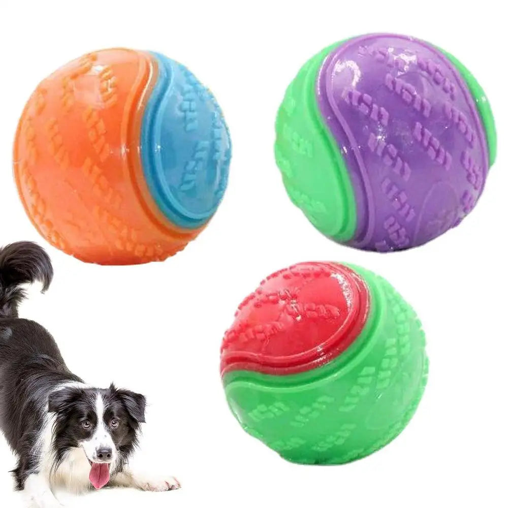 Dogs Interactive Toys Interactive Dog Ball Squeaky Balls Toys Pet Grinding Teeth Toy for Dog Pet Teeth Cleaning Pet Supplies