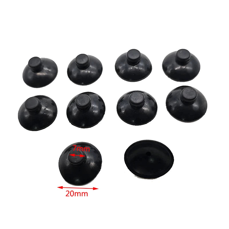 10Pcs/lot Black Aquarium Suction Cup Filter Air Pump Water Pump Holder Sucker for Fish Tank Pump Suction Cups For Glass Surface