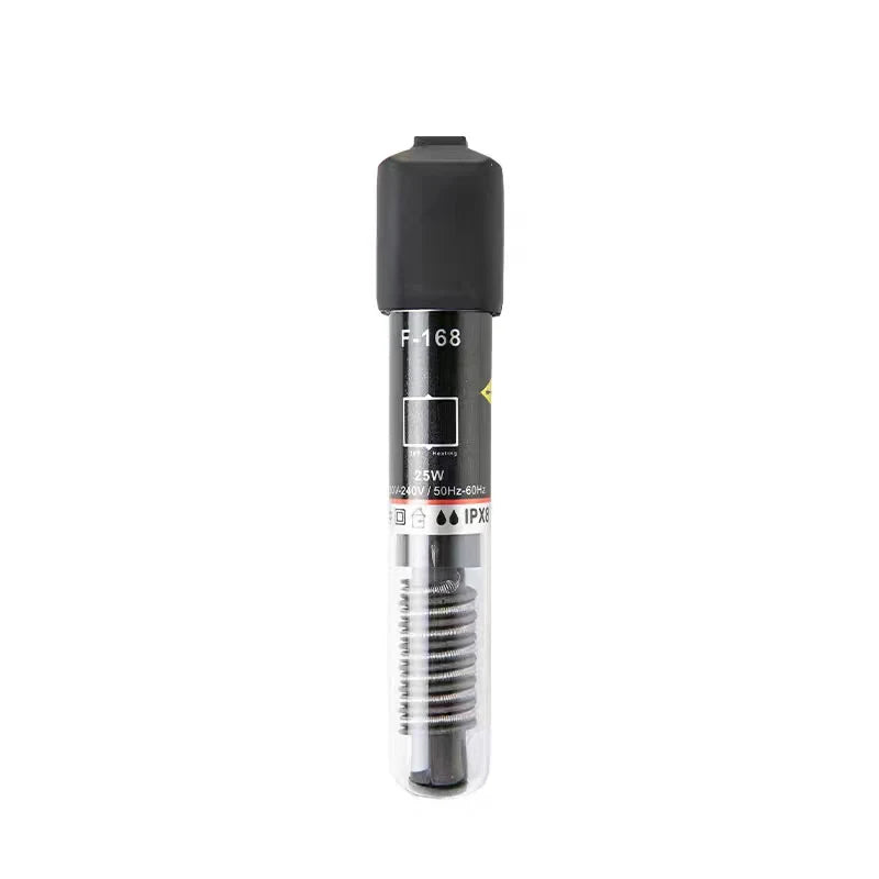 220v ~240v Aquarium Temperature Thermostat Heater Rod 25W Mini Constant Temperature Heating Submersible Fish Tank Water Heat