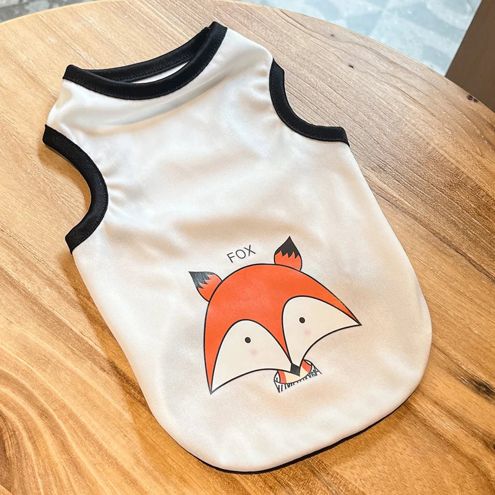 Pet Clothes Summer Breathable for Small Medium Dogs Vest Puppy Cat Vest T-shirt Teddy Thin Shirts Outdoor dog cooling vest