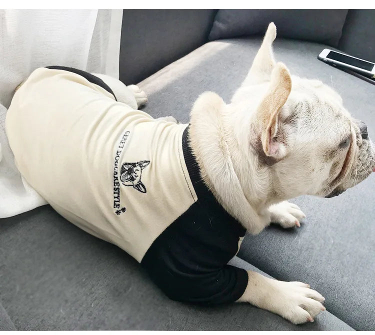 2022 Spring and Autumn New Style Pet Parent-child Clothing Bichon Cat Clothes Embroidered Dog Costumes