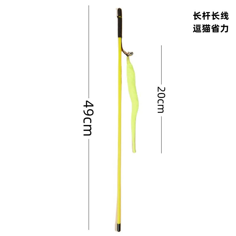 Cat Toy Cat Teaser Sticks Caterpillar Tease Cat Stick Insect Tease Cat Stick Plastic Rod Interactive Tease Cat Stick Cat Toy