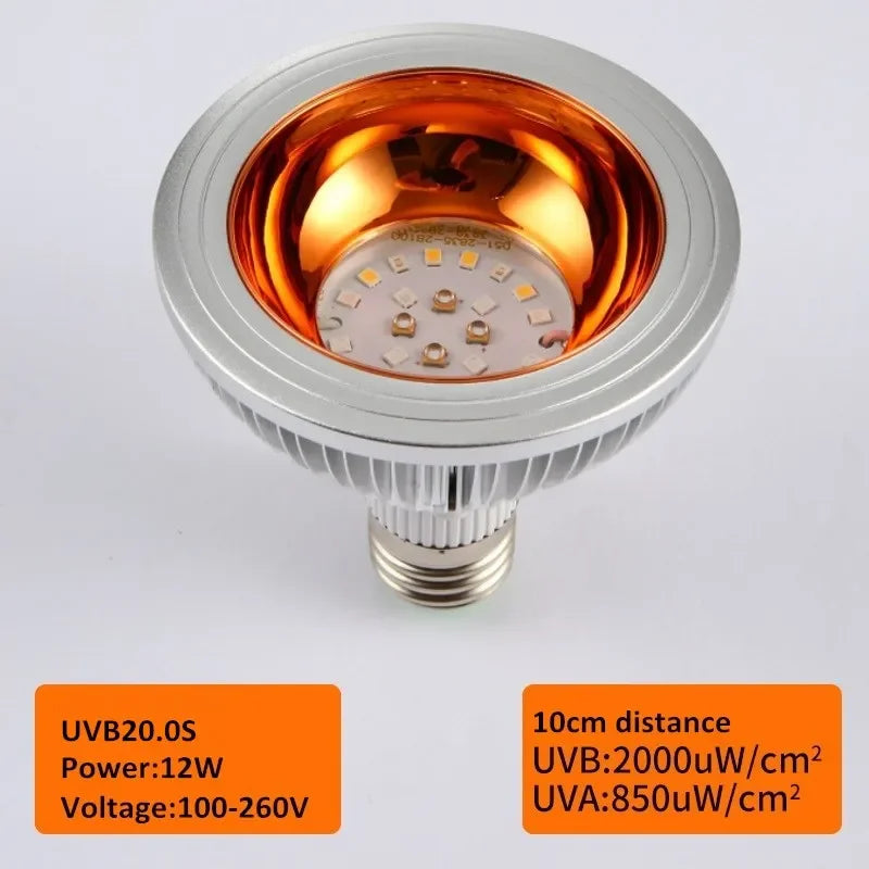 Reptile 10.0/20.0S UV Lamp Bulb UVA UVB Basking Spot Heat Lamp for Lizard Tortoise Bearded Dragon Terrarium Light 파충류 사육장