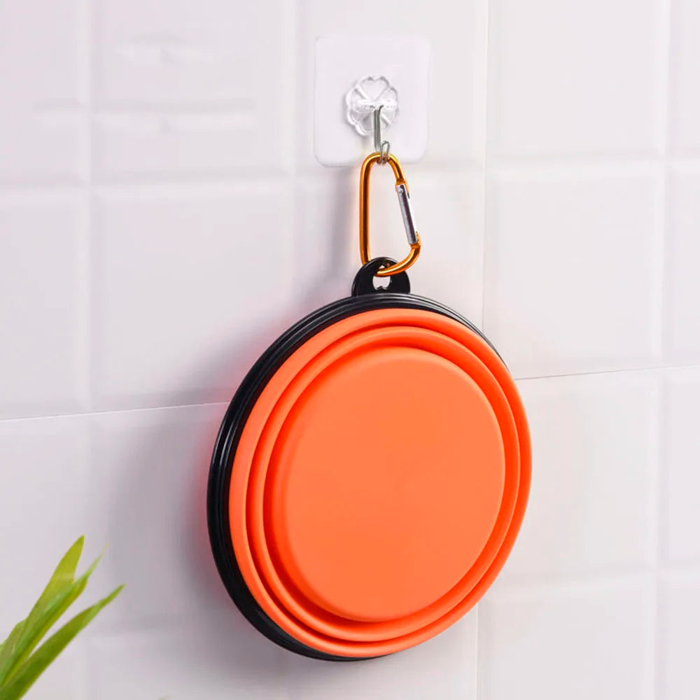Collapsible Dog Bowls Portable Travel Dog Bowls Expandable for Cat Dog Water Bowl Food Feeding Dish Silicone Pet Bowl 350/1000ml
