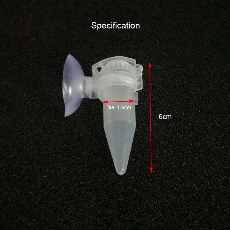 Automatic Fish Feeder Brine Shrimp Feeder Red Worm Feeding Feeder Worm Funnel Cup Fish Food Feeding Tool with Suction Cup New