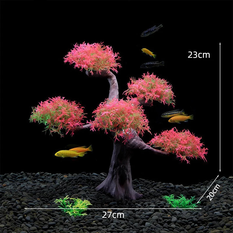 Artificial Underwater Grass Aquarium Fish Tank Simulation Decoration Aquarium Backgrounds Plants Water Grass Accessories Home