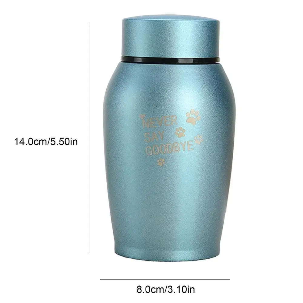 Keepsake Cremation Urns Metal Memorial Pet Jar Cat Dog Cremation Cremation Funeral Sealed Urn For Pet Cats Dogs Ashes