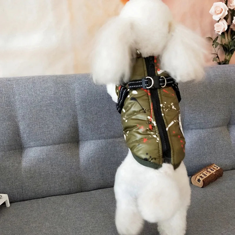 2023 Hot Winter Pet Dog Jacket Coat Thickening Warm Puppy Dog Clothes With Hood For Chihuahua Poodle Bichon
