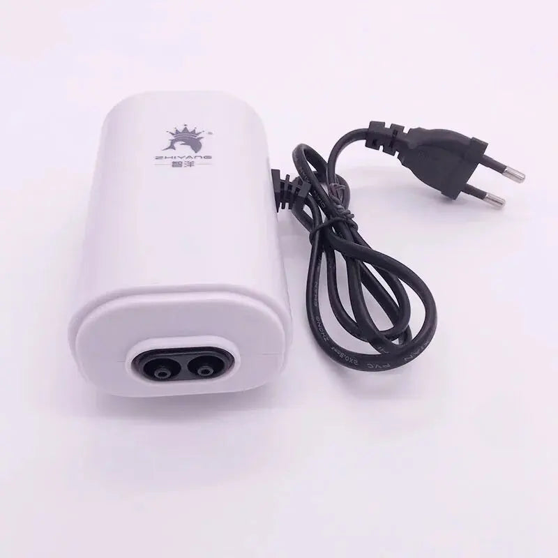 220V 3.5W 8W 12W Aquarium Air Pump Fish Tank Mini Air Compressor Oxygen Pump Aquarium Fish Tank Accessories Two Outputs Silent