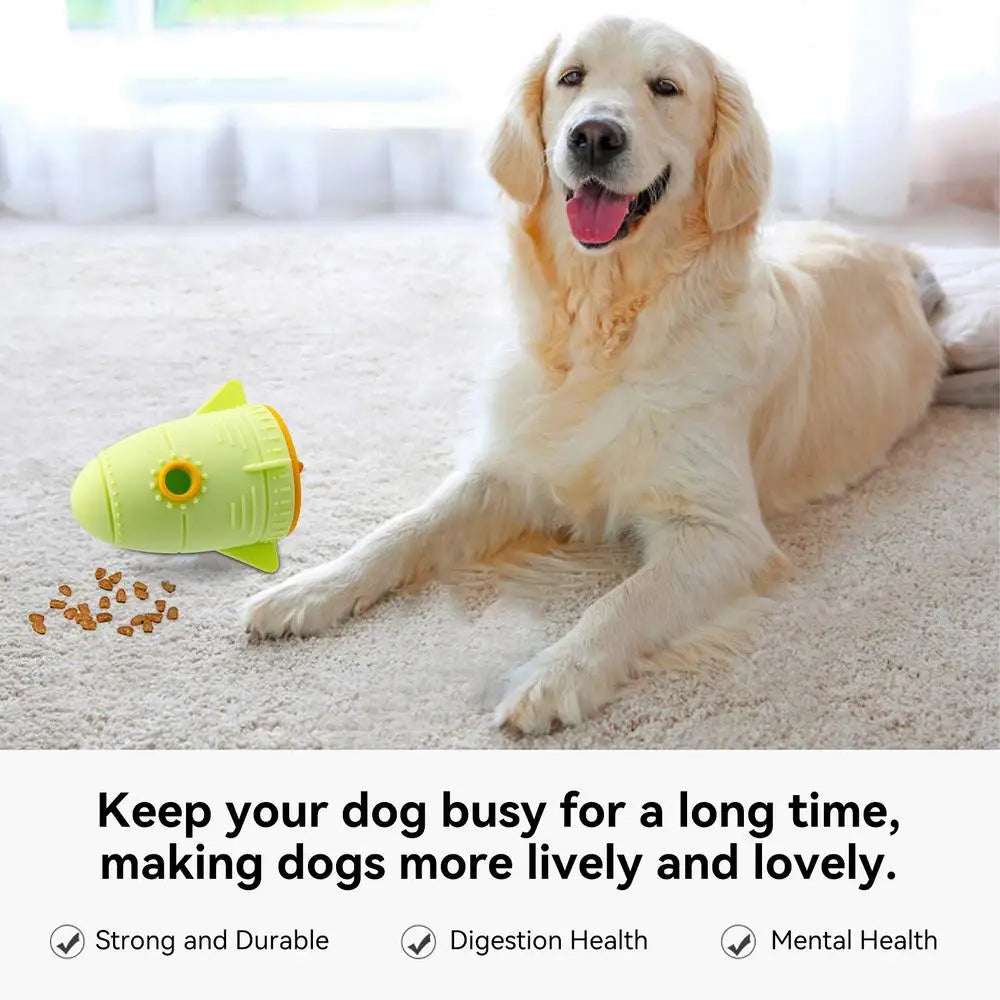 Treat Dispensing Dog Toy Dogs Puzzles Feeder Puppy Slow Feeding Interactive Toys Pet Chewing Teeth Cleaning Toys Food Leaking